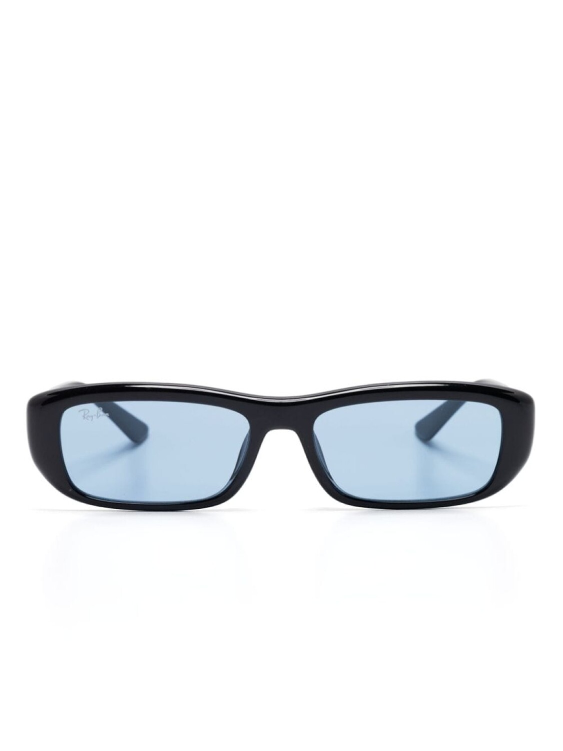 Ray-Ban солнцезащитные очки в прямоугольной оправе, черный 
Ray-Ban солнцезащитные очки в прямоугольной оправе, черный