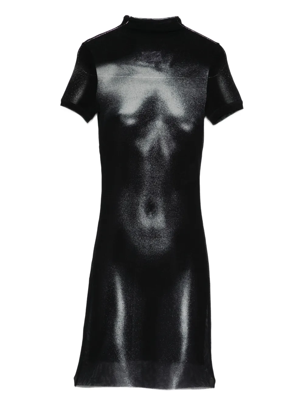 Платье-сетка с принтом на теле Jean Paul Gaultier, черный
Платье-сетка с принтом на теле Jean Paul Gaultier, черный