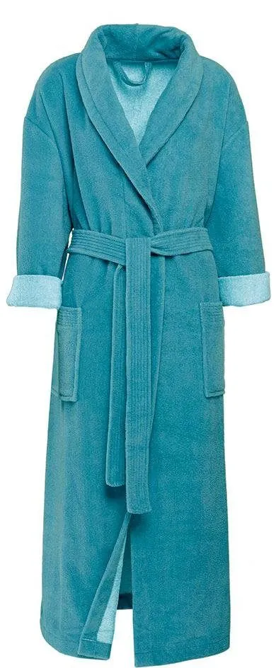 Халат унисекс Gözze "Турин" (1 шт.), мужской и женский, с поясом и двумя накладными карманами, длинный, цвет Petrol
Халат унисекс Gözze "Турин" (1 шт.), мужской и женский, с поясом и двумя накладными карманами, длинный, цвет Petrol
