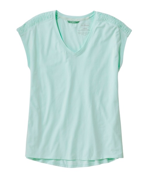 Футболка женская с V-образным вырезом и коротким рукавом, приталенная, из коллекции Beyond Soft, бренд L.L.Bean, цвет аква, Синий, Футболка женская с V-образным вырезом и коротким рукавом, приталенная, из коллекции Beyond Soft, бренд L.L.Bean, цвет аква
Футболка женская с V-образным вырезом и коротким рукавом, приталенная, из коллекции Beyond Soft, бренд L.L.Bean, цвет аква, Синий, Футболка женская с V-образным вырезом и коротким рукавом, приталенная, из коллекции Beyond Soft, бренд L.L.Bean, цвет аква
