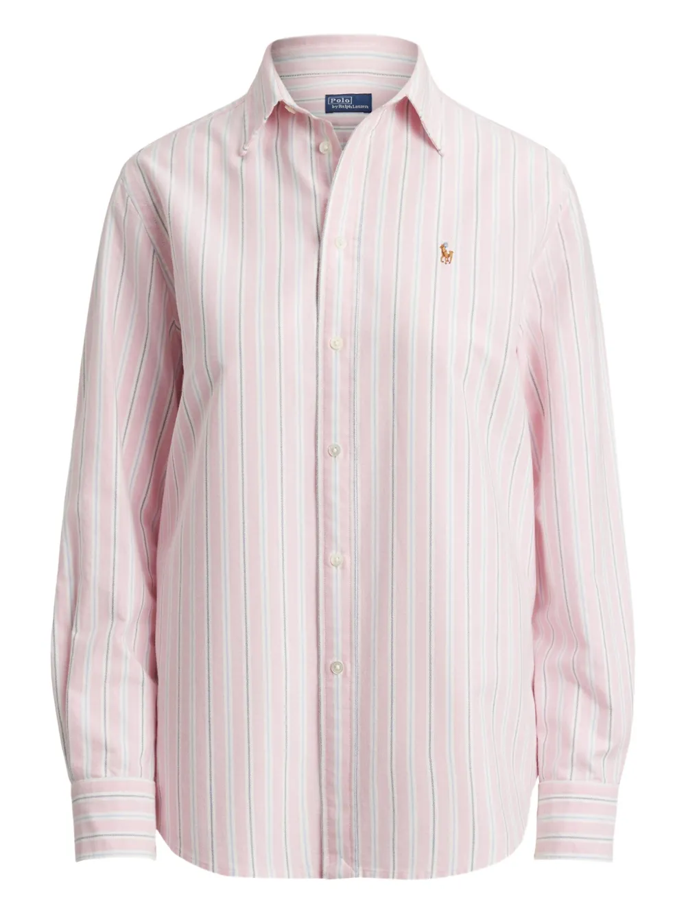 Полосатая рубашка на пуговицах Polo Ralph Lauren, розовый
Полосатая рубашка на пуговицах Polo Ralph Lauren, розовый