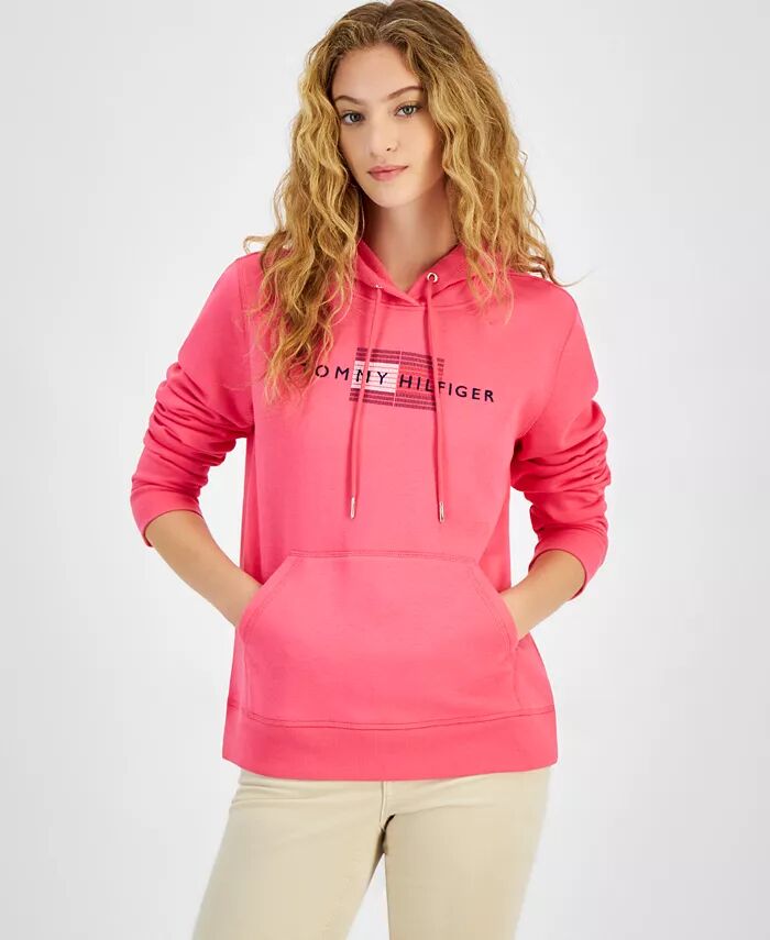 Женская толстовка с капюшоном и графическим логотипом Tommy Hilfiger, розовый
Женская толстовка с капюшоном и графическим логотипом Tommy Hilfiger, розовый