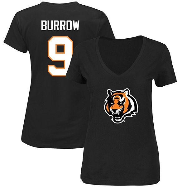 Женская футболка с V-вырезом Joe Burrow Cincinnati Bengals Plus Size Fair Catch с именем и номером Fanatics
Женская футболка с V-вырезом Joe Burrow Cincinnati Bengals Plus Size Fair Catch с именем и номером Fanatics
