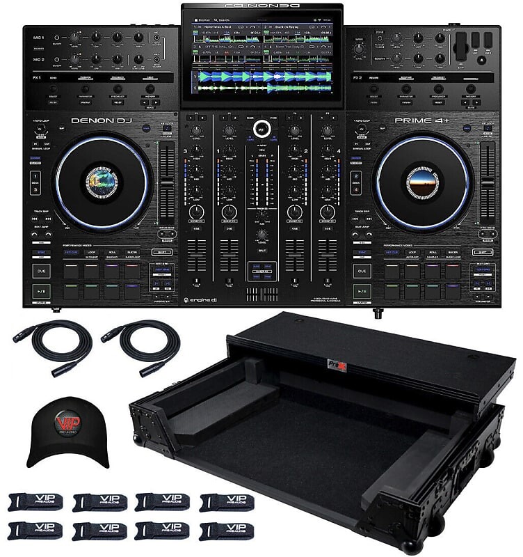 DJ-Контроллер Denon PRIME 4+ DJ Controller WI-FI STREAMING w/ Amazon Music + XS-PRIME4 WLTBL Case
DJ-Контроллер Denon PRIME 4+ DJ Controller WI-FI STREAMING w/ Amazon Music + XS-PRIME4 WLTBL Case
