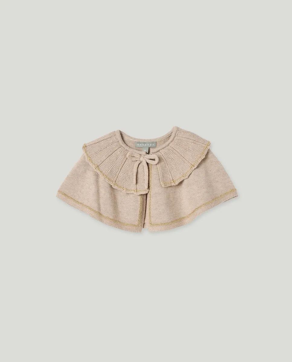 Пальто с оборками и бантом из люрекса для маленькой девочки Coconut El Corte Inglés, экрю
Пальто с оборками и бантом из люрекса для маленькой девочки Coconut El Corte Inglés, экрю