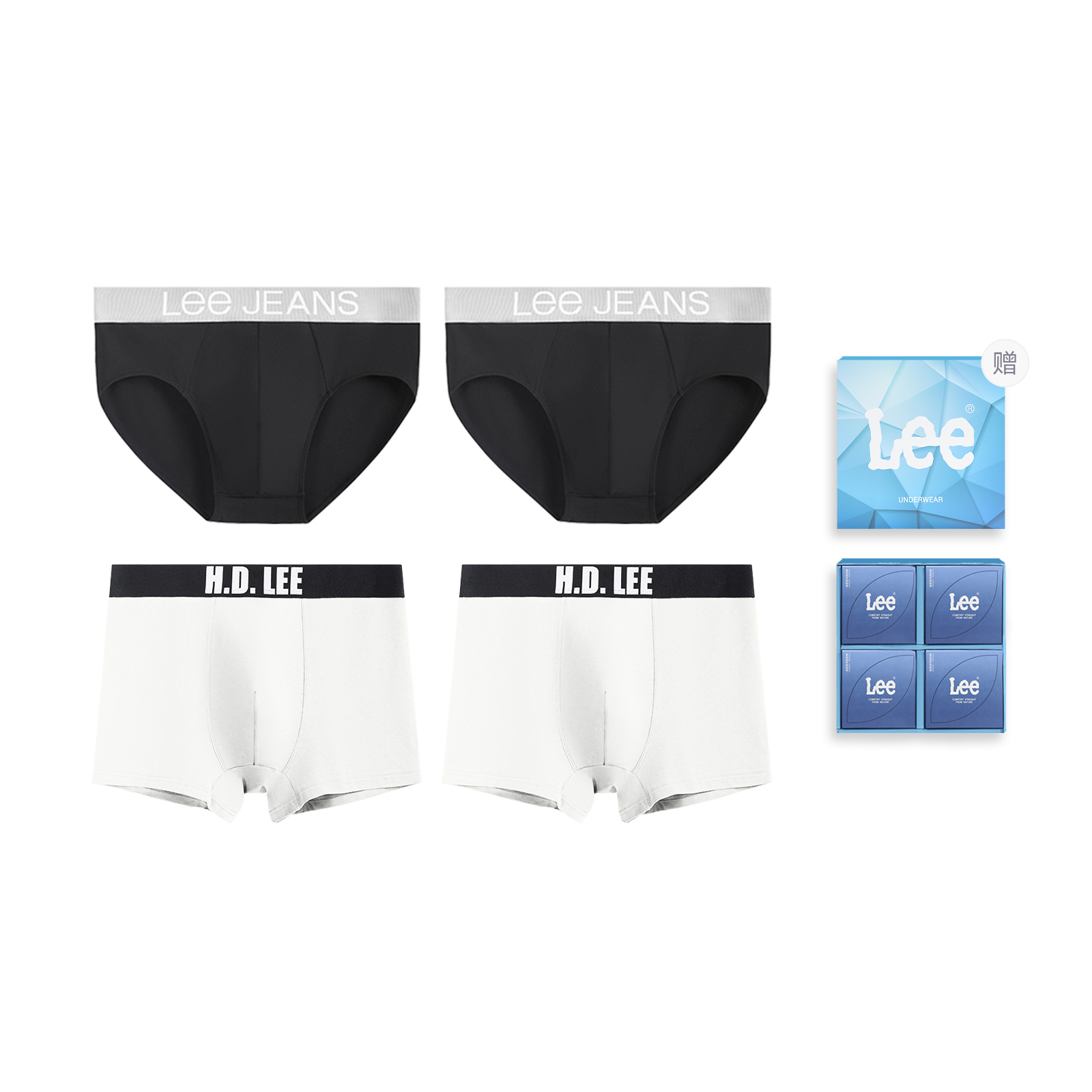 Xline трусы мужские 4 штуки подарочный набор Lee, белый
Xline трусы мужские 4 штуки подарочный набор Lee, белый