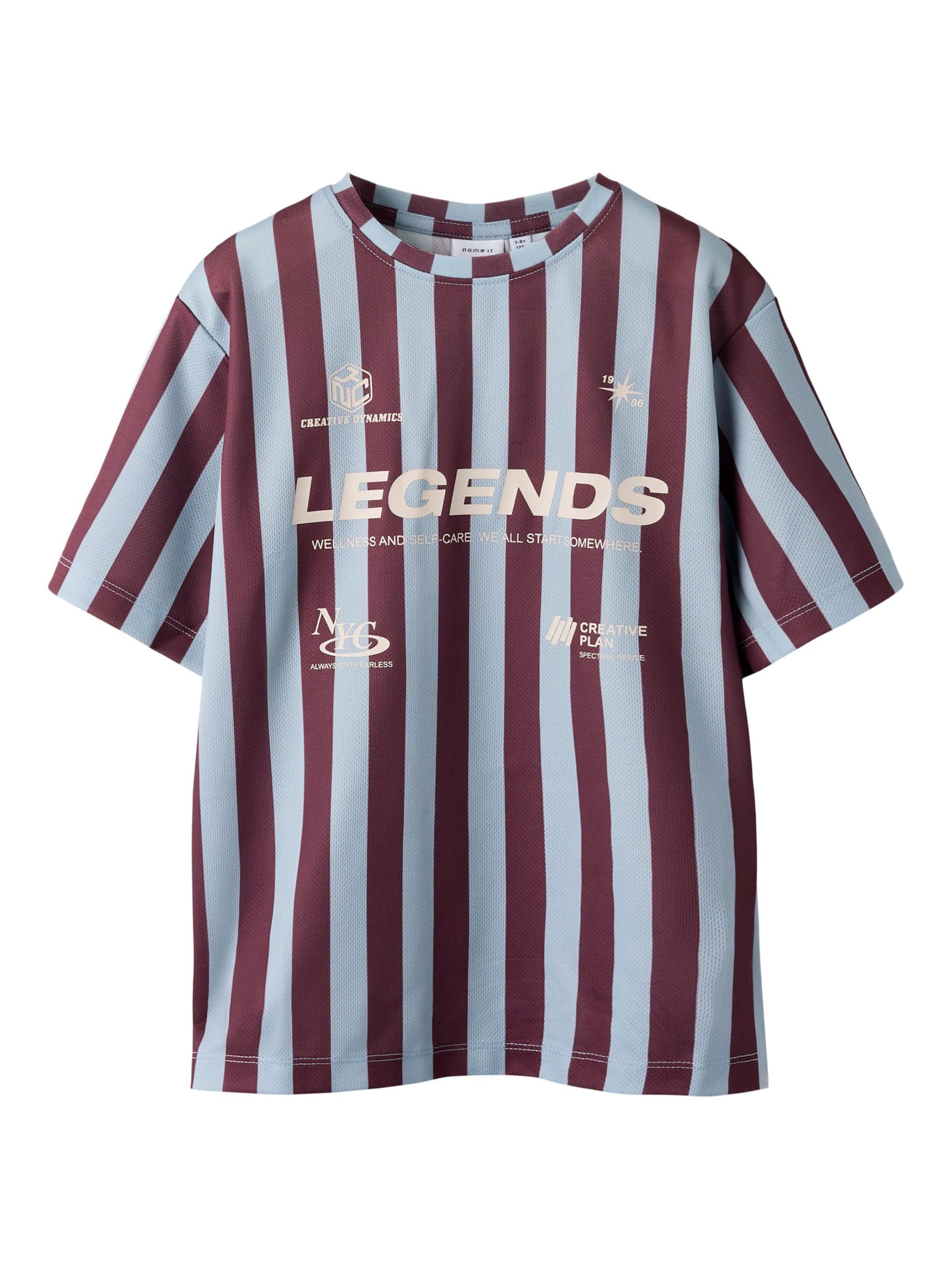 NAME IT Футболка 'NKMFidur' в цвете Dusty Blue
NAME IT Футболка 'NKMFidur' в цвете Dusty Blue