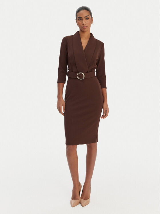 Коктейльное платье slim fit CFC0126777003 Rinascimento, коричневый
Коктейльное платье slim fit CFC0126777003 Rinascimento, коричневый