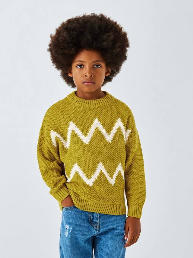 Детский джемпер с круглым вырезом Wiggle John Lewis, Yellow
Детский джемпер с круглым вырезом Wiggle John Lewis, Yellow