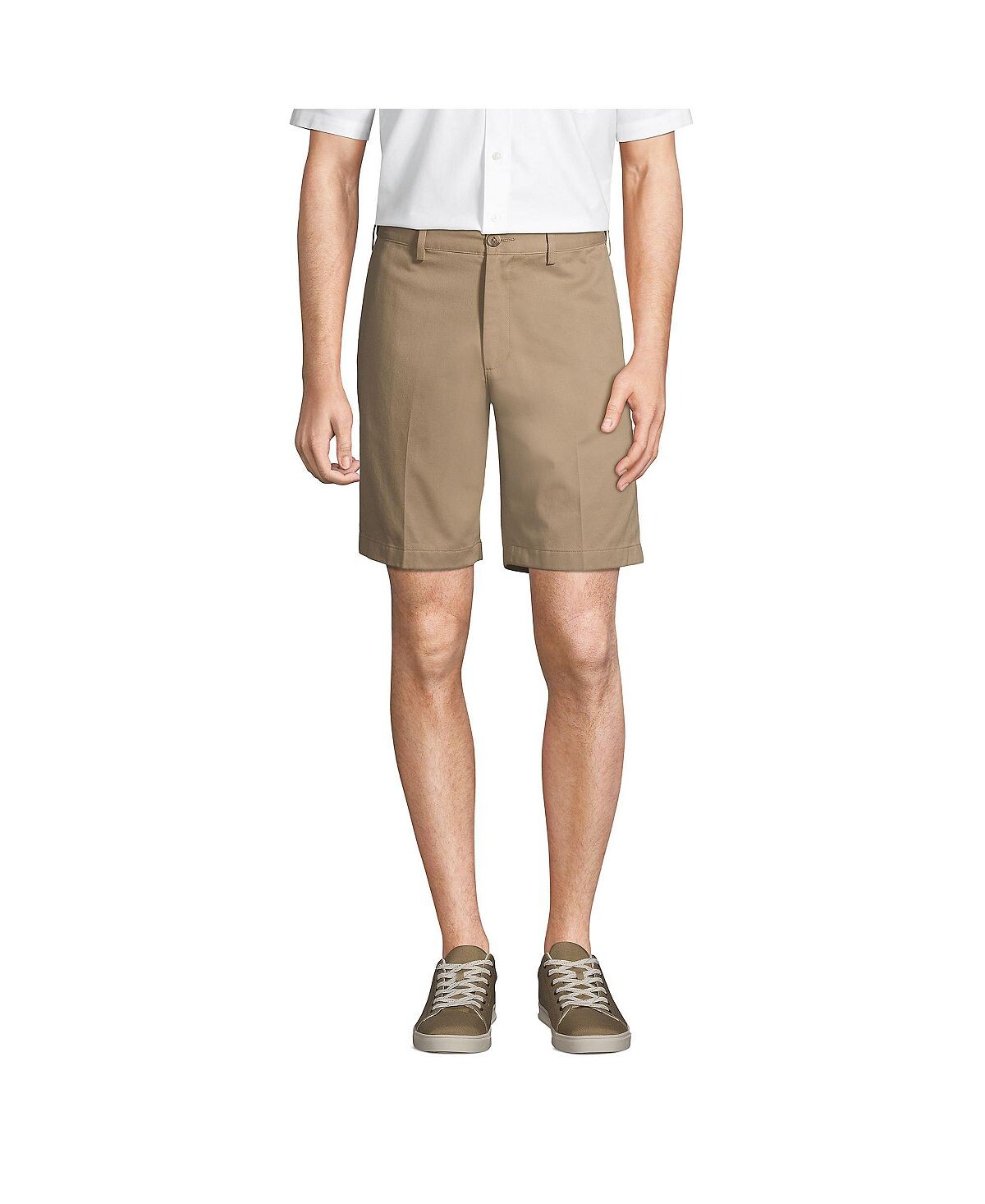 Мужские шорты чинос с комфортной талией, 9 дюймов, без железа Lands' End
Мужские шорты чинос с комфортной талией, 9 дюймов, без железа Lands' End