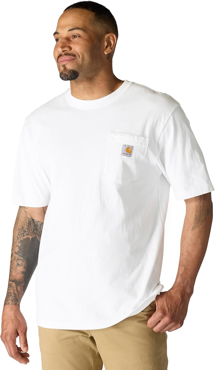 Футболка Carhartt с карманом, свободный крой, плотная ткань, короткий рукав (также доступна в размерах Big & Tall), White, Белый, Футболка Carhartt с карманом, свободный крой, плотная ткань, короткий рукав (также доступна в размерах Big & Tall), White
Футболка Carhartt с карманом, свободный крой, плотная ткань, короткий рукав (также доступна в размерах Big & Tall), White, Белый, Футболка Carhartt с карманом, свободный крой, плотная ткань, короткий рукав (также доступна в размерах Big & Tall), White