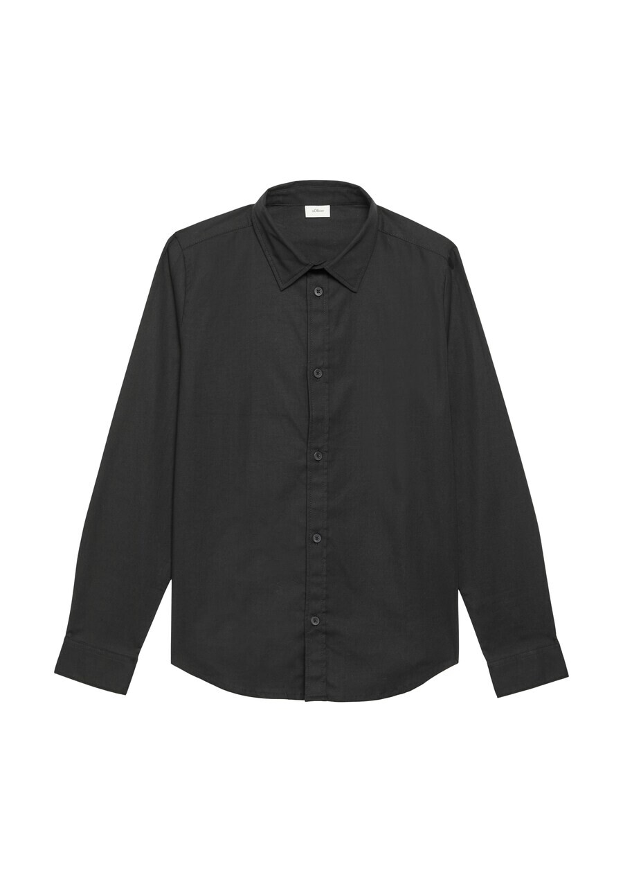 Рубашка на пуговицах s.Oliver Regular fit Button Up Shirt, черный
Рубашка на пуговицах s.Oliver Regular fit Button Up Shirt, черный