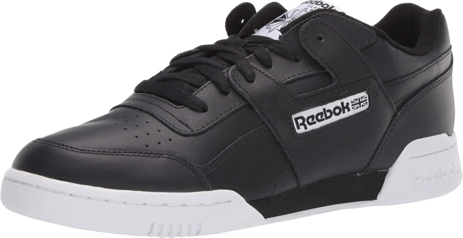 Кроссовки для тренировки Reebok Men's Workout Plus, белый/черный
Кроссовки для тренировки Reebok Men's Workout Plus, белый/черный