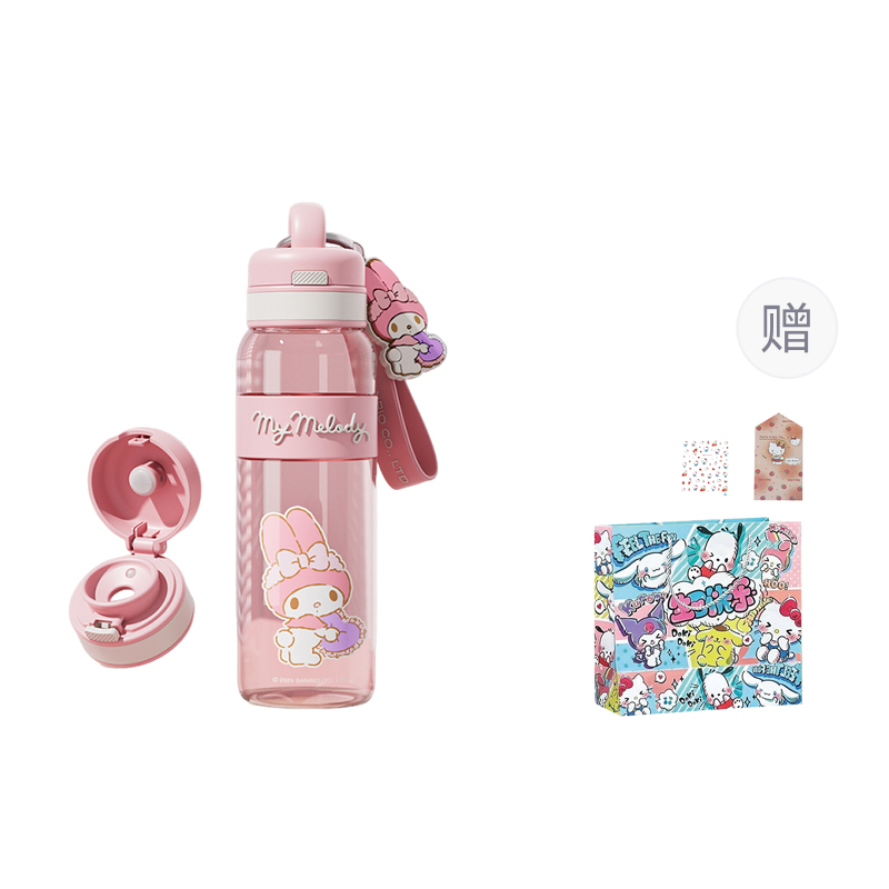 Спортивная пластиковая бутылка для воды Kuromi 720ML Sanrio
Спортивная пластиковая бутылка для воды Kuromi 720ML Sanrio