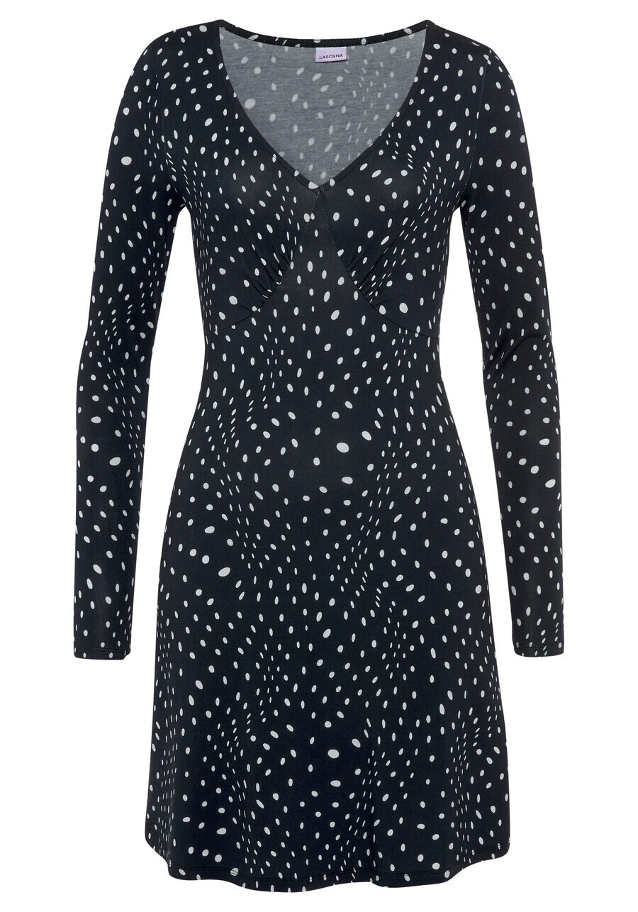 Платье Lascana, черный 
Платье Lascana, черный