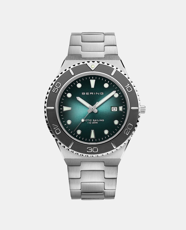 Классические мужские часы из стали 18940-708 Bering, серебро 
Классические мужские часы из стали 18940-708 Bering, серебро