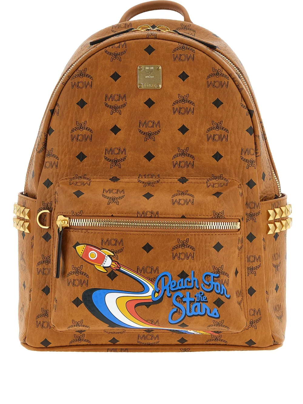 Рюкзак с монограммой Visetos и принтом ракеты MCM, коричневый
Рюкзак с монограммой Visetos и принтом ракеты MCM, коричневый