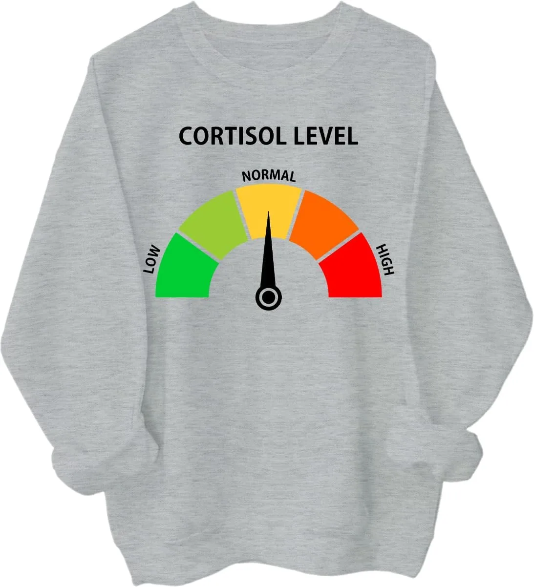 Толстовка с принтом "Cortisol Level" для мужчин и женщин Racsea
Толстовка с принтом "Cortisol Level" для мужчин и женщин Racsea
