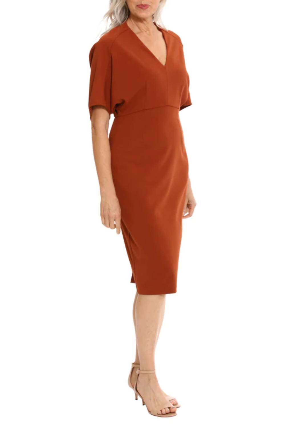 Короткое платье-футляр с рукавом долман в цвете секвойя London Times, Sequoia
Короткое платье-футляр с рукавом долман в цвете секвойя London Times, Sequoia