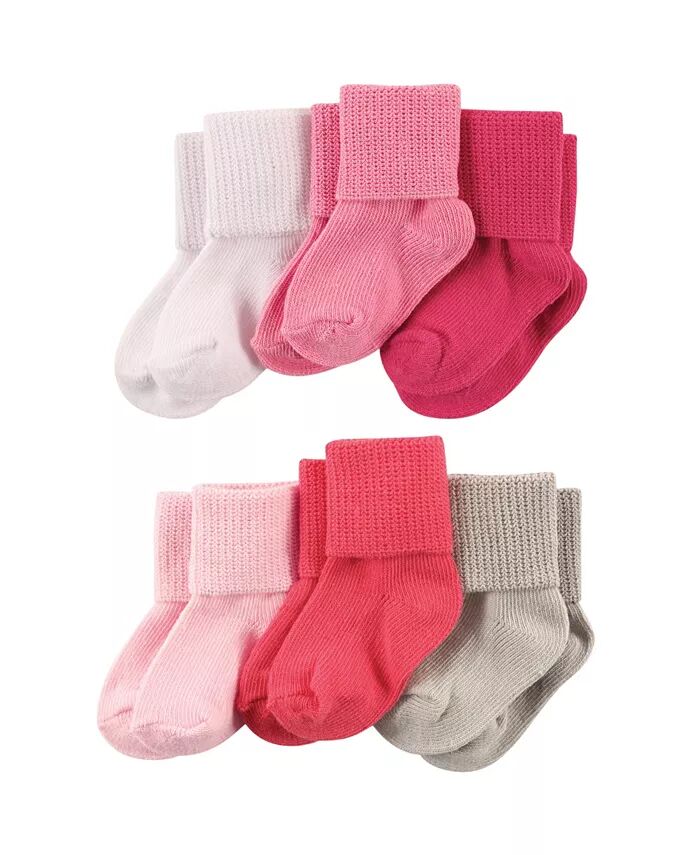 Комплект носков для новорожденных и малышей для девочек, цвет кораллово-розовый Luvable Friends, мультиколор
Комплект носков для новорожденных и малышей для девочек, цвет кораллово-розовый Luvable Friends, мультиколор