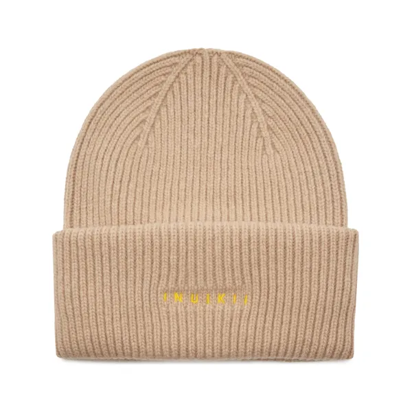 Шерстяная шапка в рубчик с добавлением кашемира Inuikii, бежевый
Шерстяная шапка в рубчик с добавлением кашемира Inuikii, бежевый
