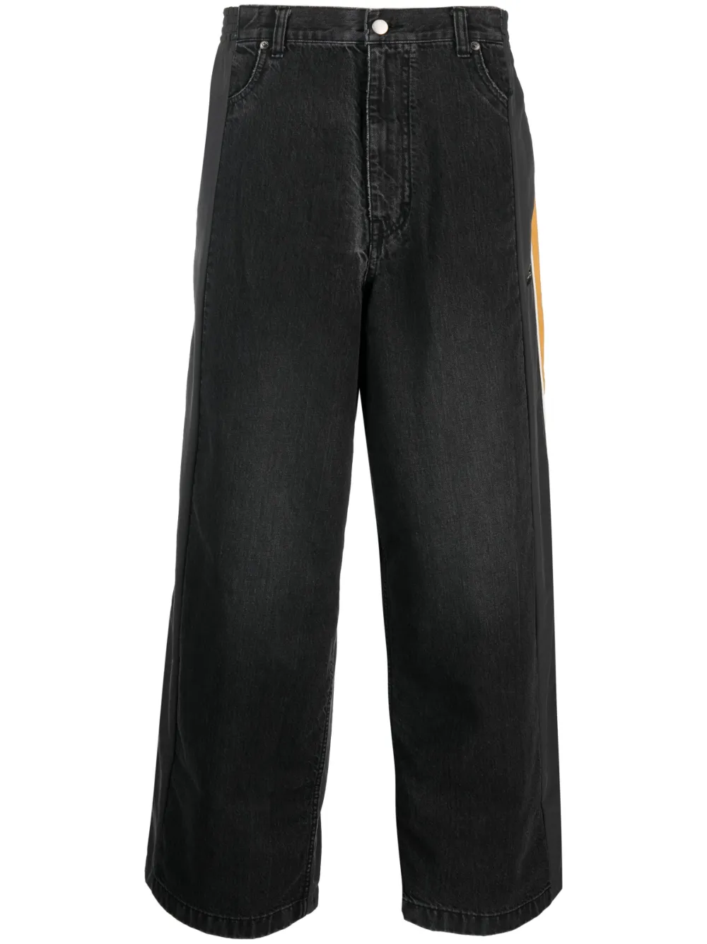 Широкие брюки с контрастной отделкой AMBUSH, черный
Широкие брюки с контрастной отделкой AMBUSH, черный