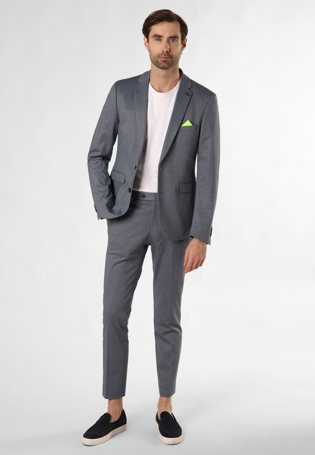 Костюм SAKKO BRIXDON SET FINSHLEY & HARDING LONDON, темно-синий 
Костюм SAKKO BRIXDON SET FINSHLEY & HARDING LONDON, темно-синий