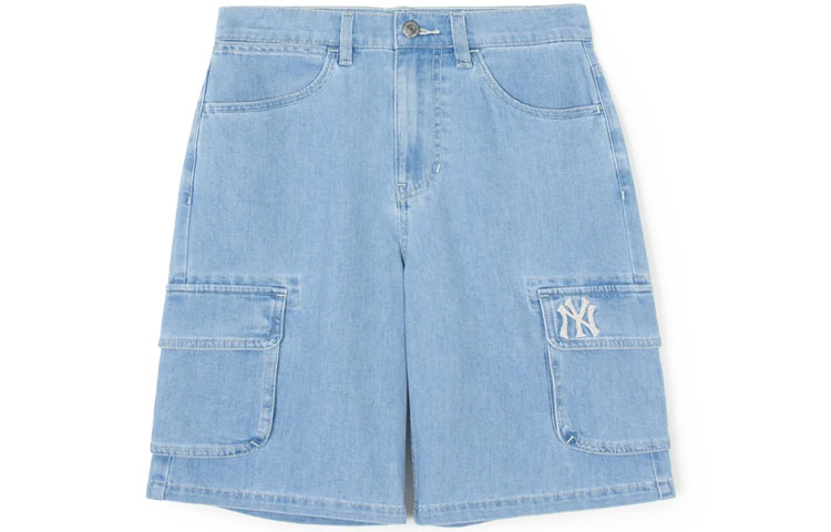 Джинсовые шорты унисекс синие MLB
Джинсовые шорты унисекс синие MLB