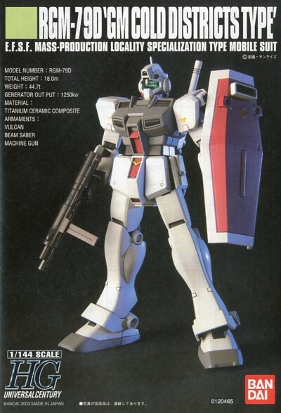 HGUC 1/144 RGM-79D GM Холодный Дис BANDAI
HGUC 1/144 RGM-79D GM Холодный Дис BANDAI