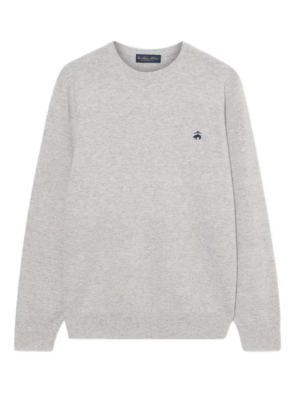 Джемпер с круглым вырезом из овечьей шерсти Brooks Brothers, серый
Джемпер с круглым вырезом из овечьей шерсти Brooks Brothers, серый