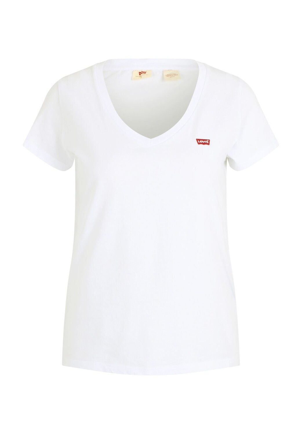 Женская футболка с V-образным вырезом и вышивкой логотипа Levi's, белый
Женская футболка с V-образным вырезом и вышивкой логотипа Levi's, белый