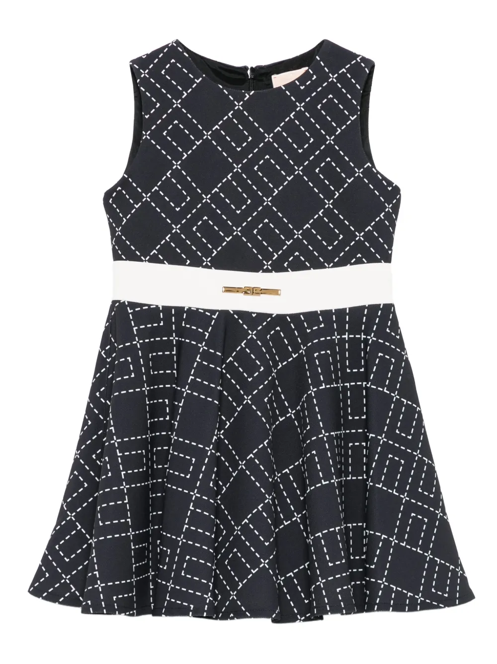 Расклешенное платье с геометрическим принтом Elisabetta Franchi La Mia Bambina, черный
Расклешенное платье с геометрическим принтом Elisabetta Franchi La Mia Bambina, черный