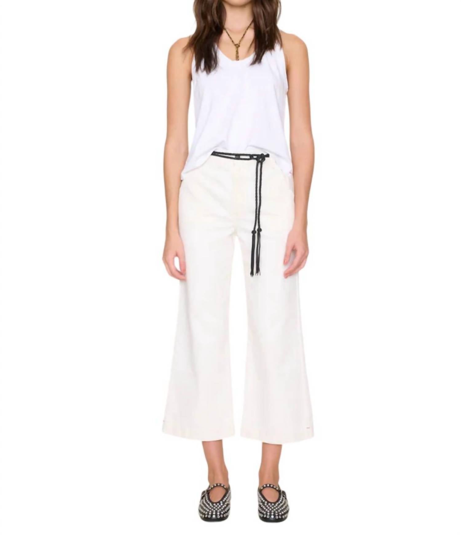 Джинсовые брюки Corbin белого цвета XIRENA
Джинсовые брюки Corbin белого цвета XIRENA