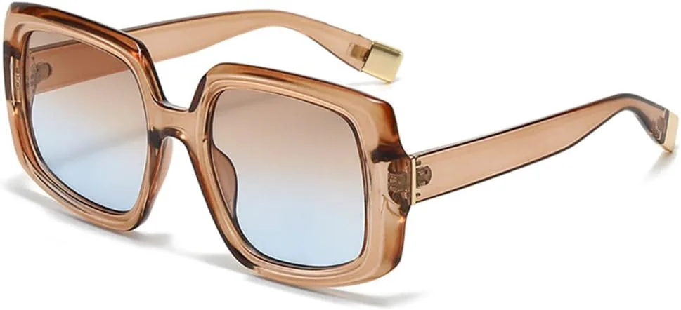 Винтажные яркие женские солнцезащитные очки класса люкс, модные солнцезащитные очки UV400, мужские солнцезащитные очки в стиле панк TYUVIVO, Tea Tea Blue
Винтажные яркие женские солнцезащитные очки класса люкс, модные солнцезащитные очки UV400, мужские солнцезащитные очки в стиле панк TYUVIVO, Tea Tea Blue