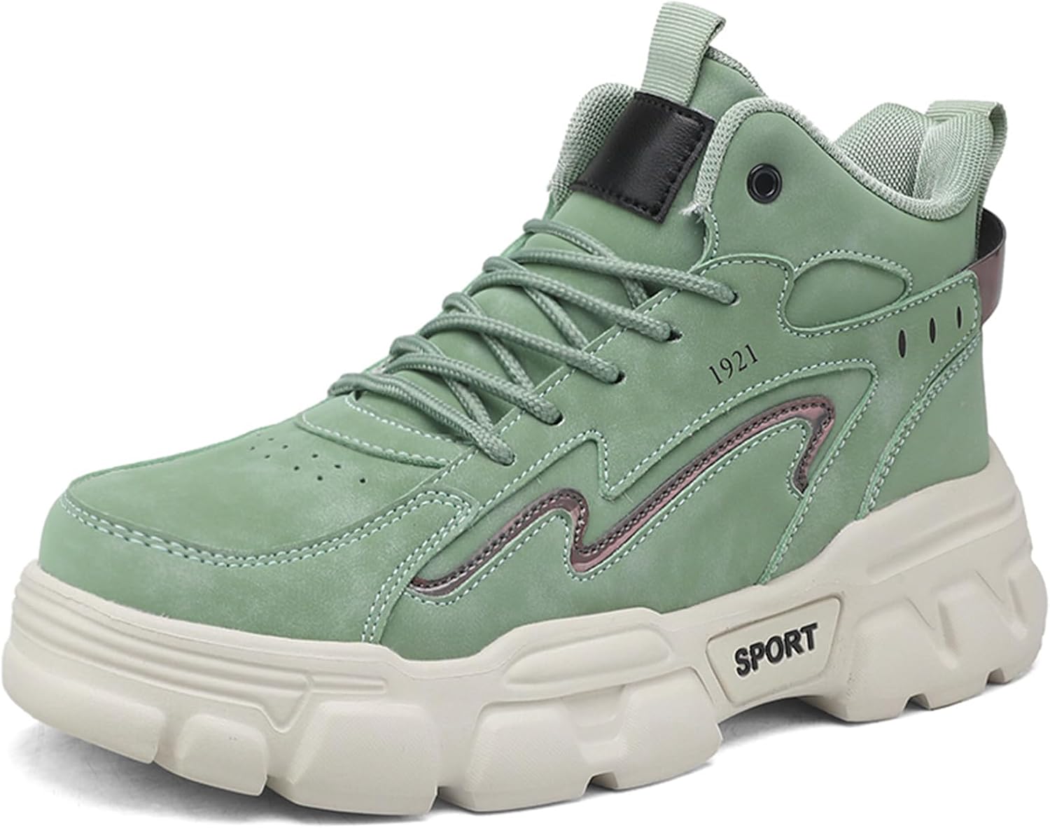 Мужские модные кроссовки, походные ботинки, повседневные спортивные обувь, кроссовки высокие для мужчин Spwagym, зеленый
Мужские модные кроссовки, походные ботинки, повседневные спортивные обувь, кроссовки высокие для мужчин Spwagym, зеленый