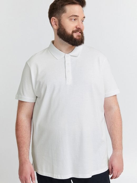 Рубашка-Поло сдбанджо Solid, белый
Рубашка-Поло сдбанджо Solid, белый