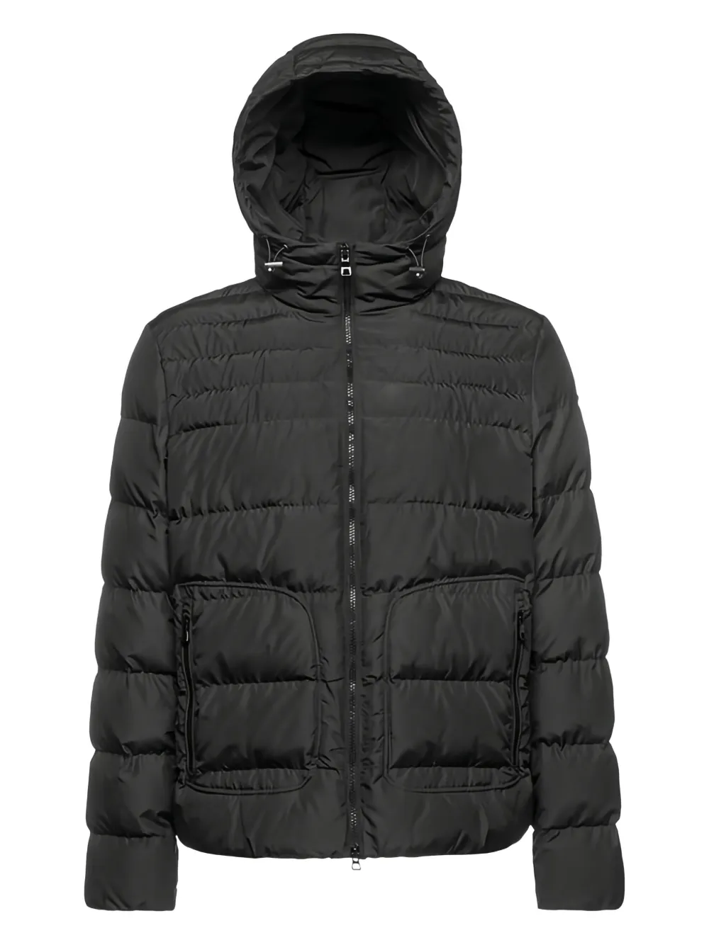 Стеганая куртка Magnete с капюшоном Geox, черный 
Стеганая куртка Magnete с капюшоном Geox, черный