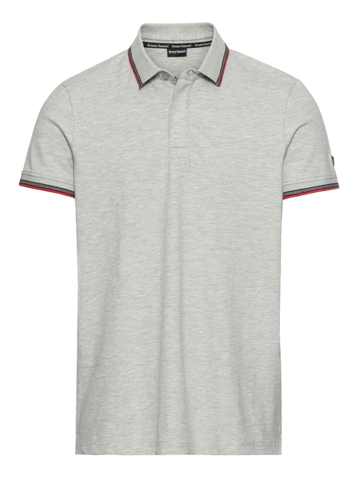 Рубашка поло серого меланжа Bruno Banani
Рубашка поло серого меланжа Bruno Banani