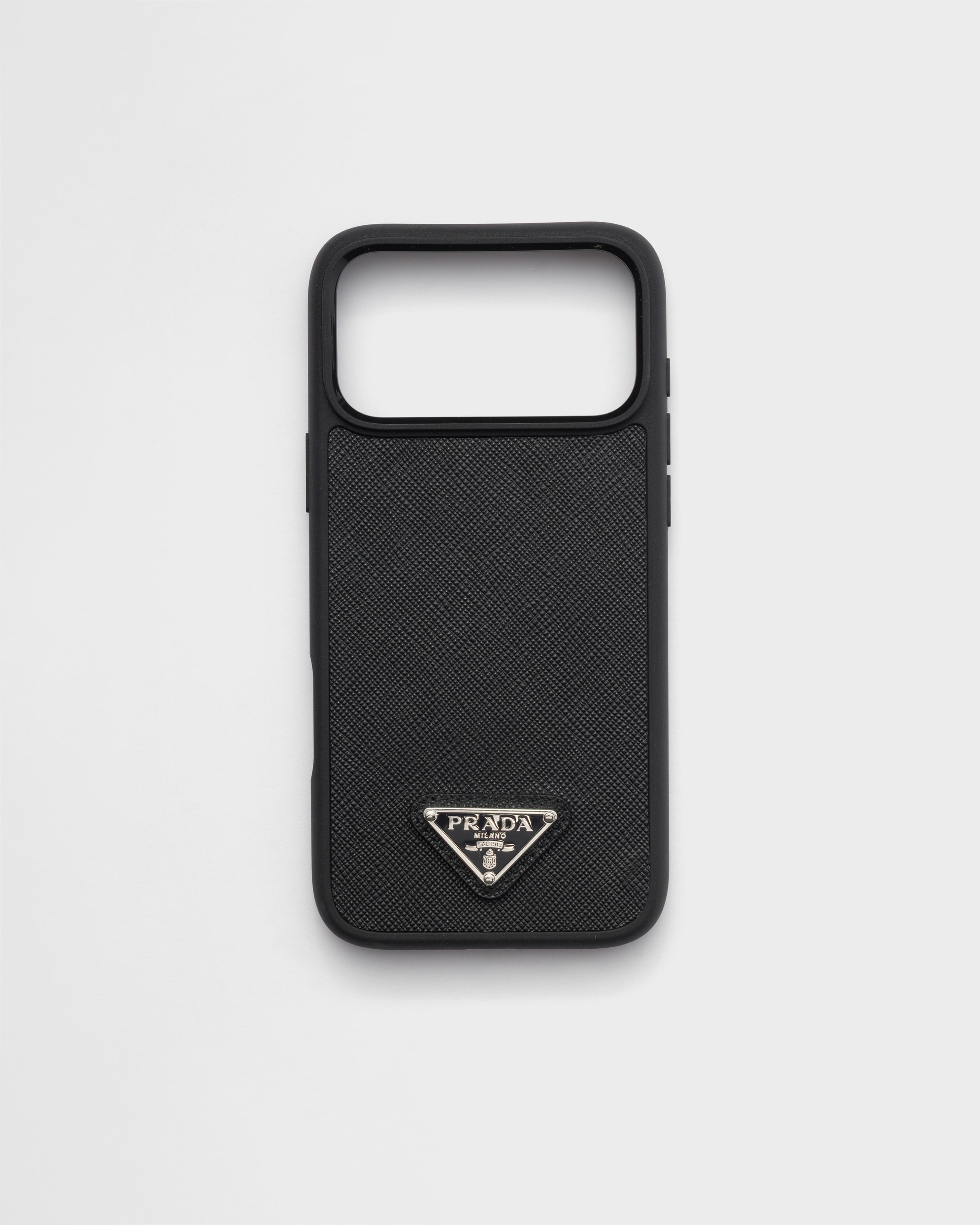 Чехол из сафьяновой кожи для iPhone 17 Pro Max Prada, черный
Чехол из сафьяновой кожи для iPhone 17 Pro Max Prada, черный