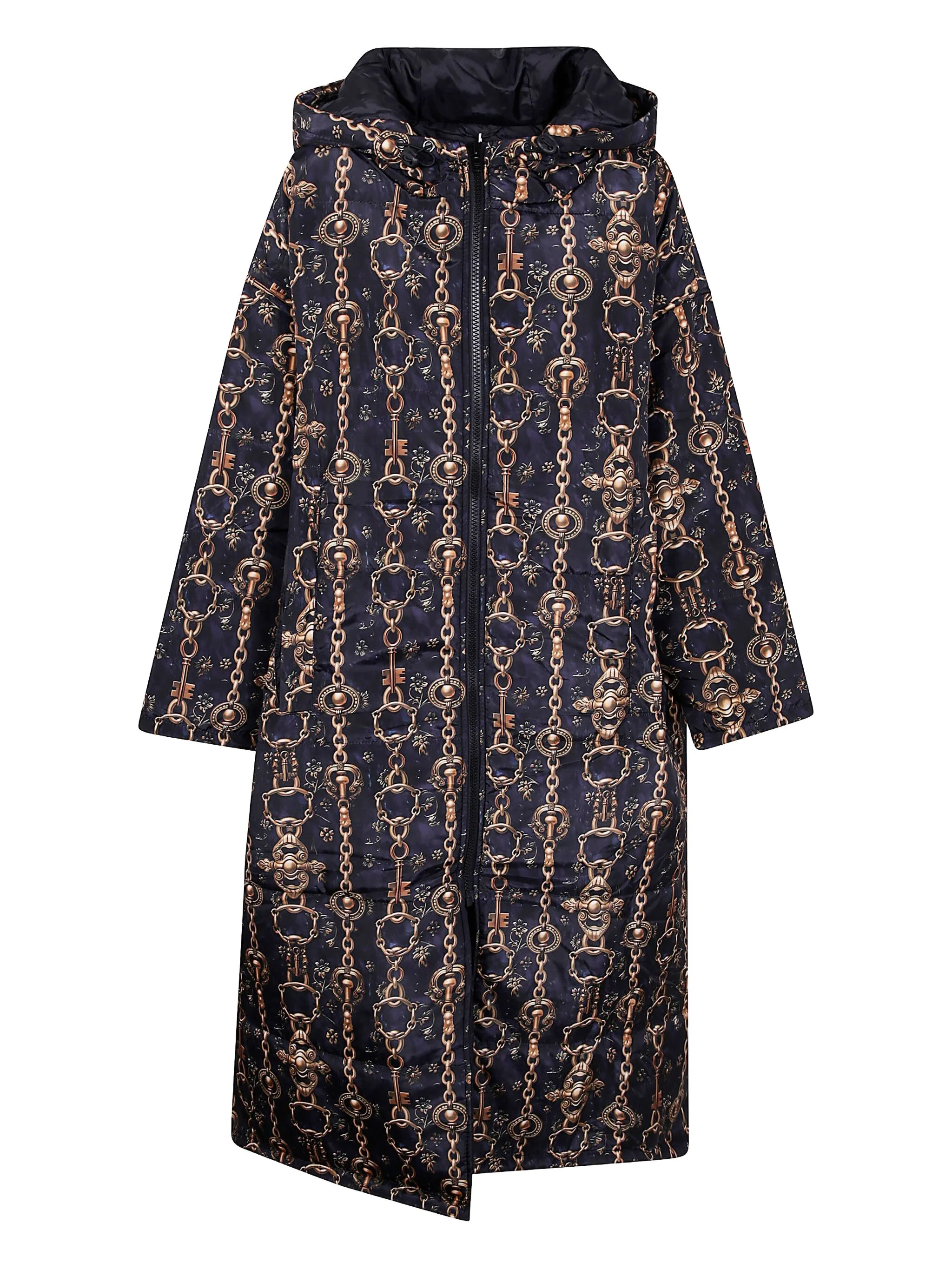 Пальто с капюшоном и цепочкой Sittingsuits, черный
Пальто с капюшоном и цепочкой Sittingsuits, черный