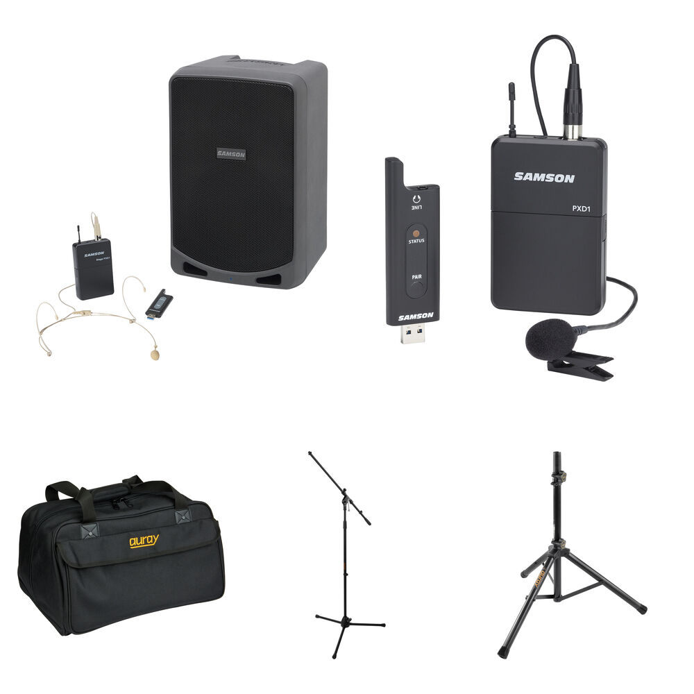 Портативная PA-системы Samson Expedition XP106wDE Portable PA System Kit with Wireless
Портативная PA-системы Samson Expedition XP106wDE Portable PA System Kit with Wireless