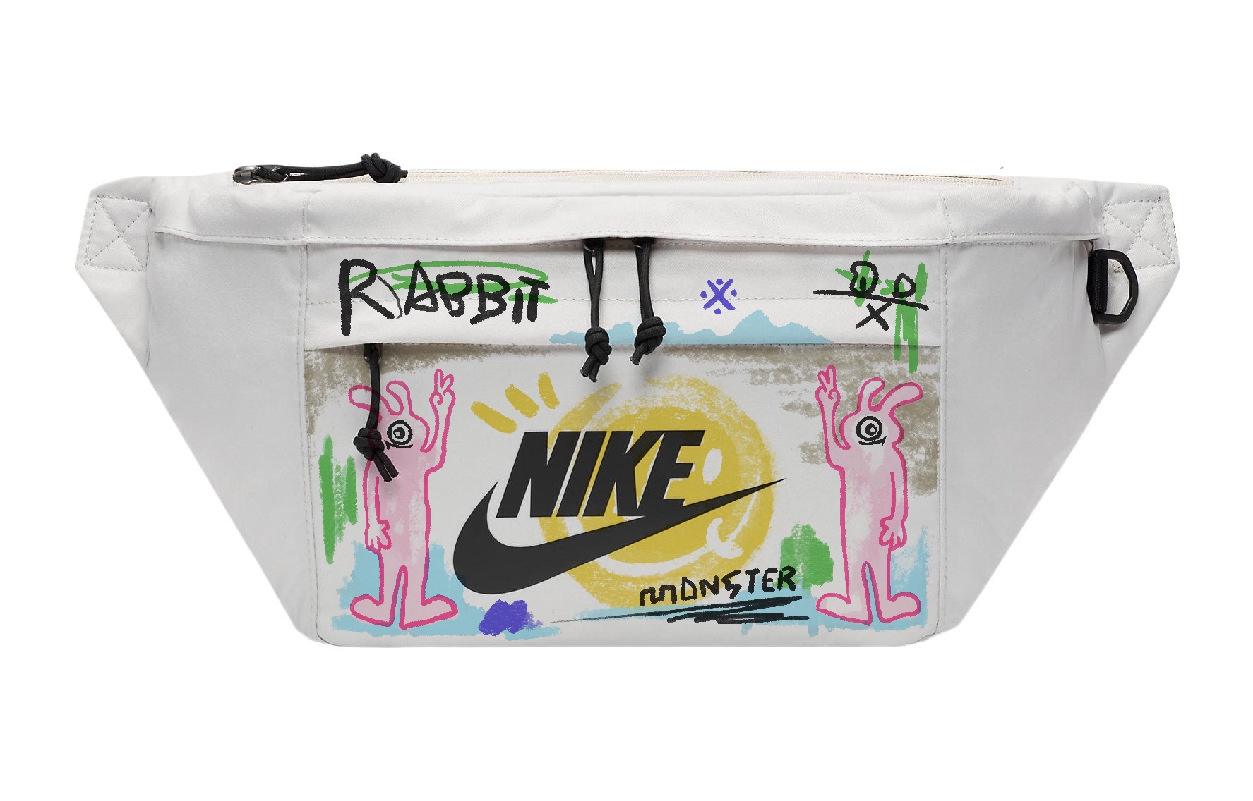 Nike Тканевая поясная сумка унисекс белая, Twin Rabbit
Nike Тканевая поясная сумка унисекс белая, Twin Rabbit