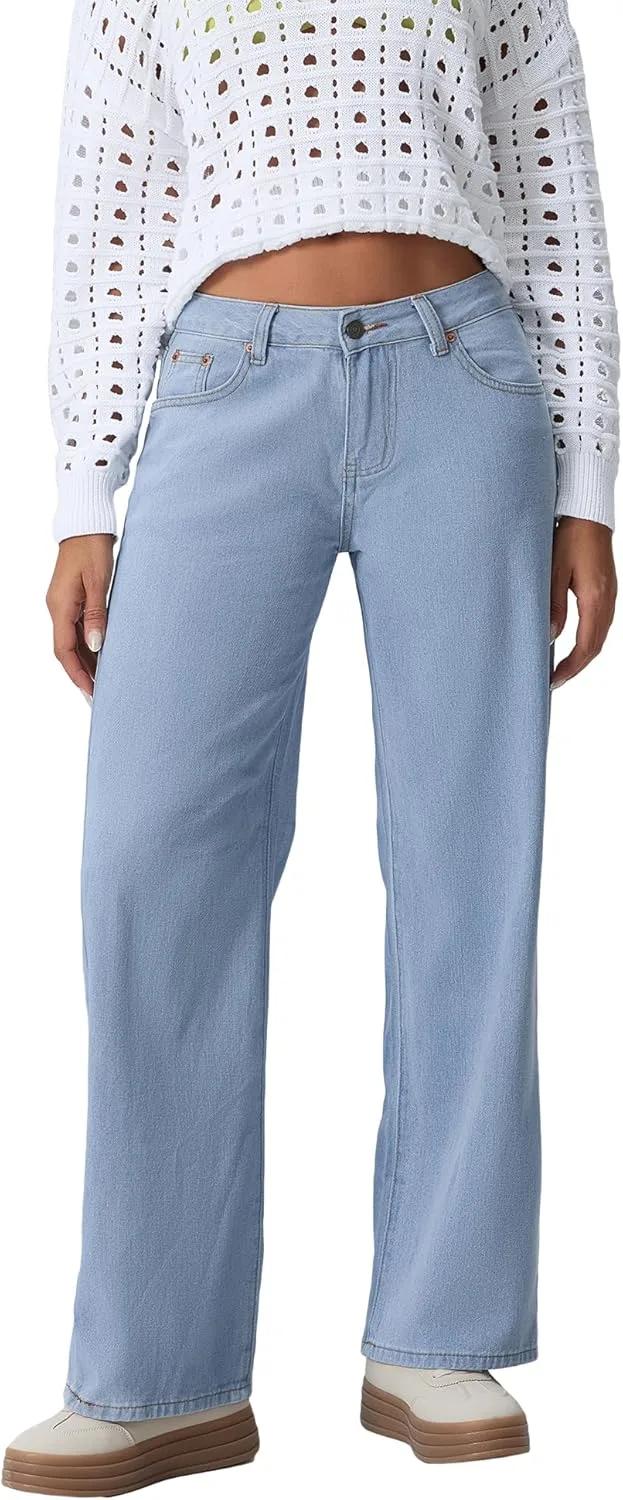 Женские джинсы Wide Leg Low Rise с молнией и пуговицей MBZJSDKHLK
Женские джинсы Wide Leg Low Rise с молнией и пуговицей MBZJSDKHLK