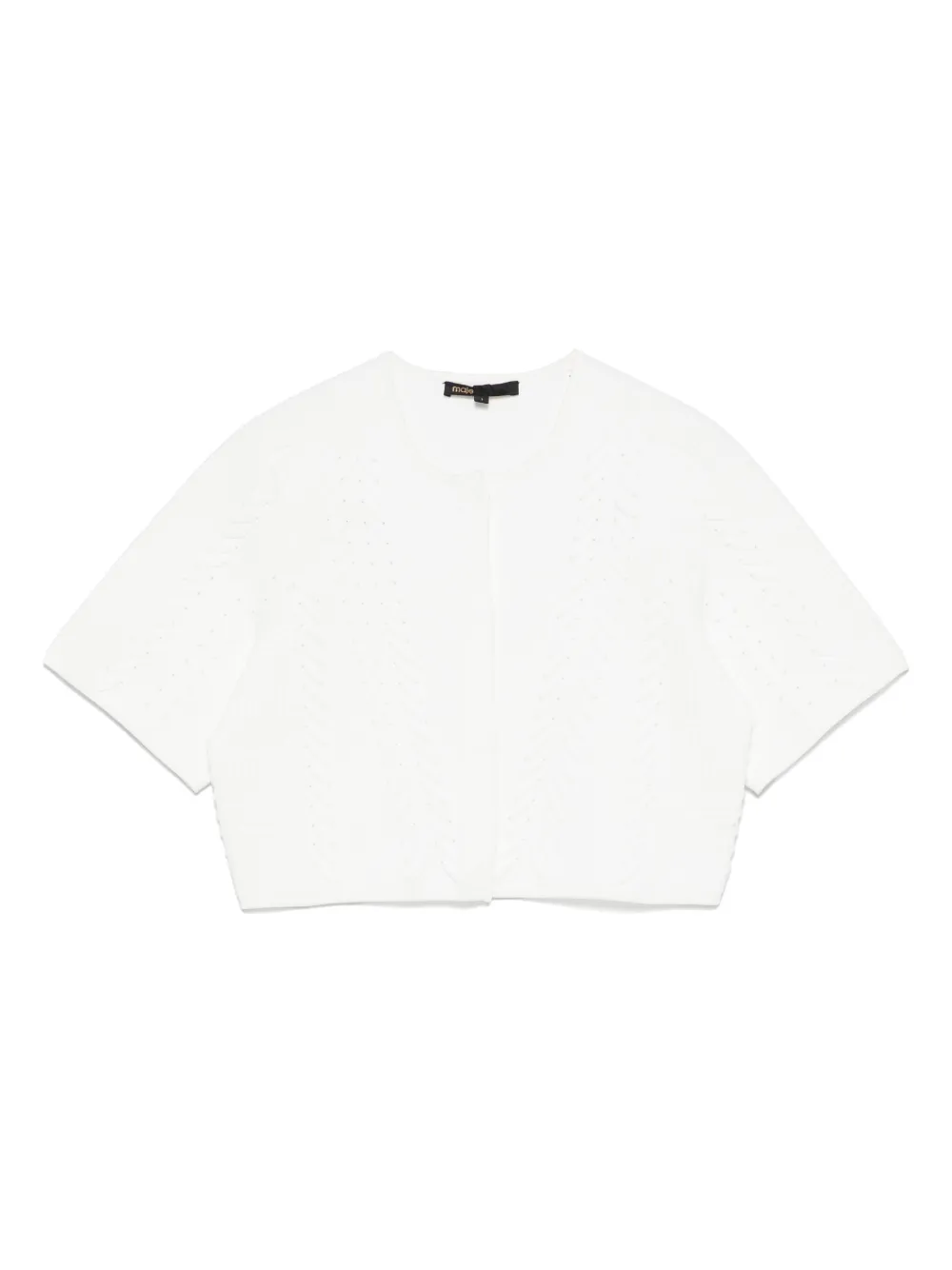 Укороченный кардиган Maje, белый 
Укороченный кардиган Maje, белый
