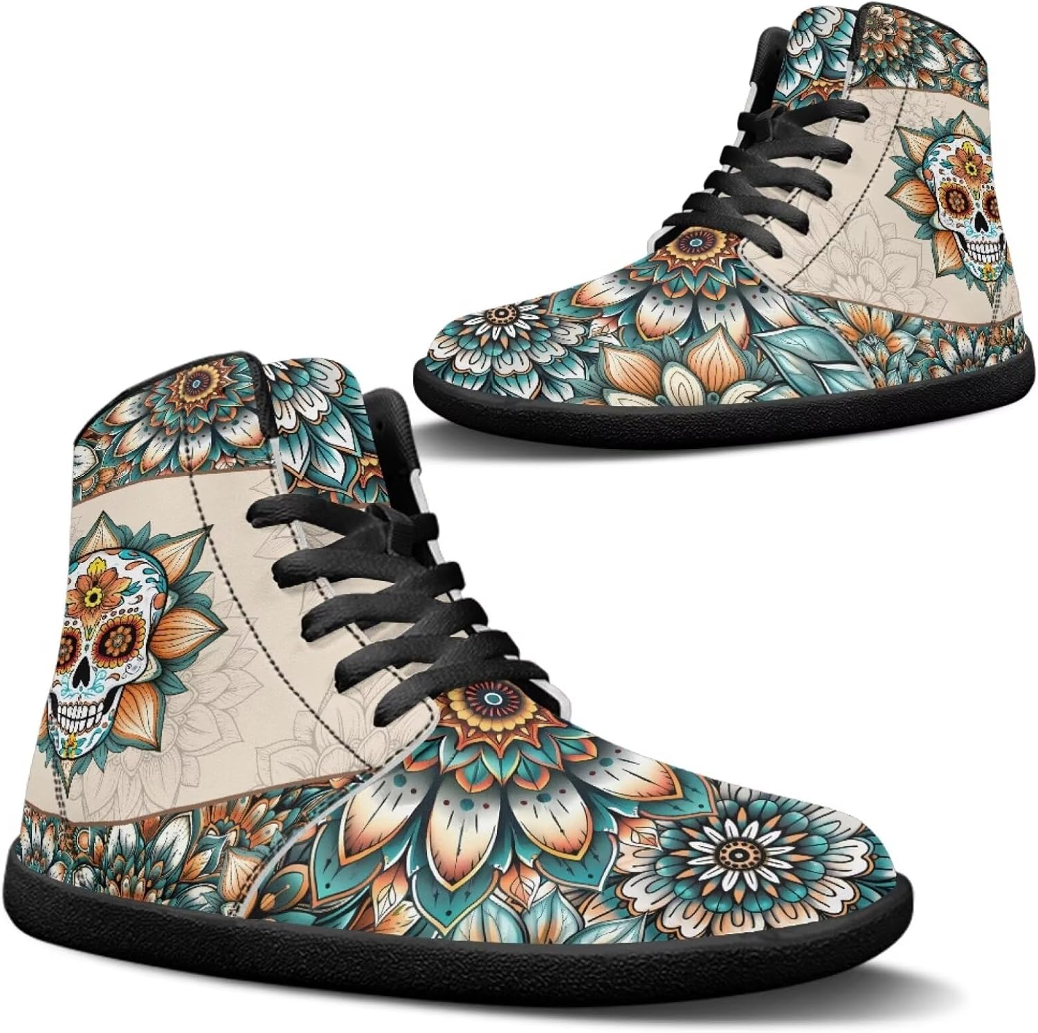 Мужские кроссовки Jeiento с черепом из сахара, подошва с нулевым перепадом, для трейлового бега, с широкой носочной частью, Skull Boho Mandala
Мужские кроссовки Jeiento с черепом из сахара, подошва с нулевым перепадом, для трейлового бега, с широкой носочной частью, Skull Boho Mandala