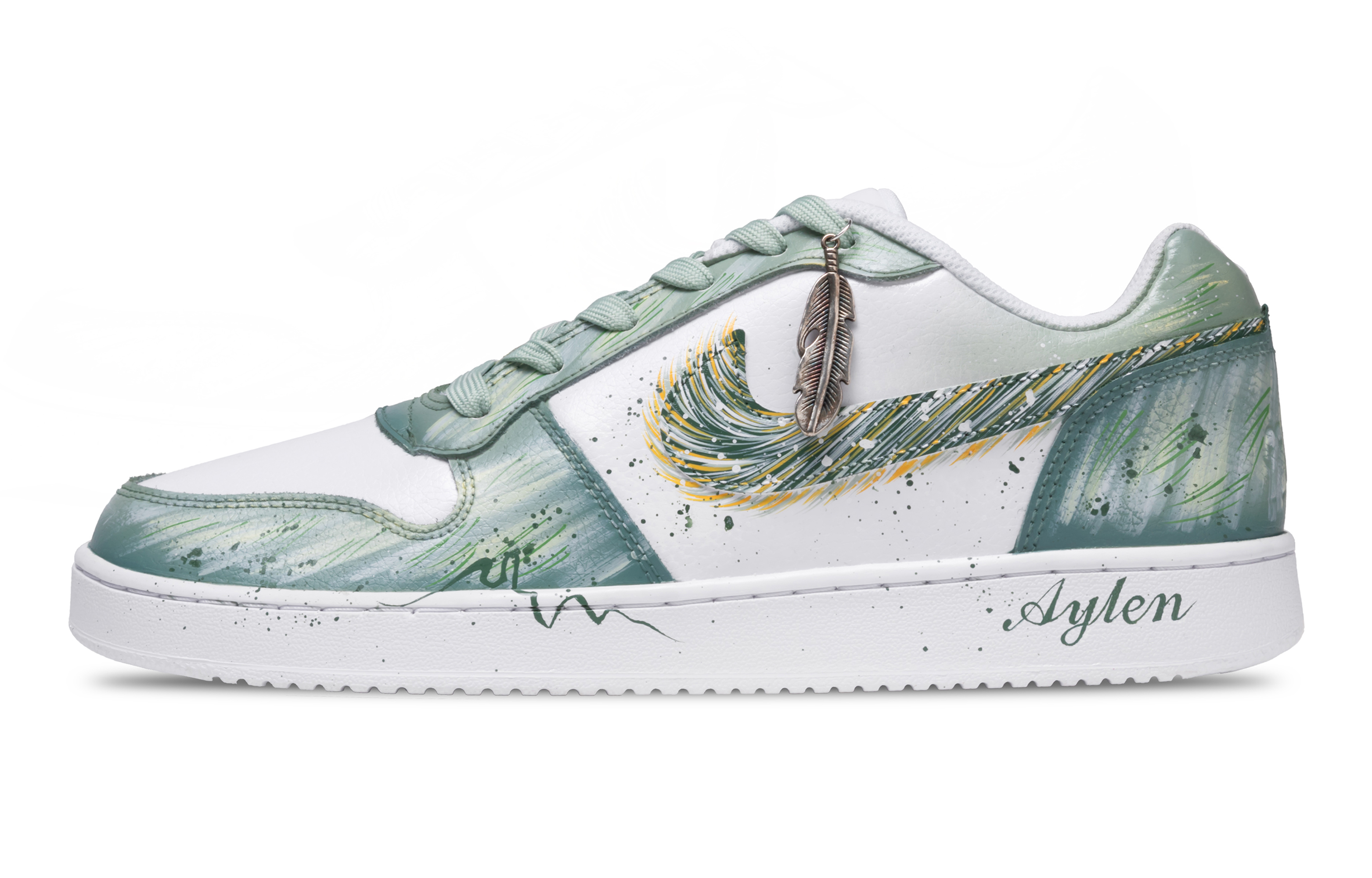 Nike Кроссовки для скейтбординга EBERNON Listening The Rain, нескользящие, низкие, мужские, белые, зеленые
Nike Кроссовки для скейтбординга EBERNON Listening The Rain, нескользящие, низкие, мужские, белые, зеленые