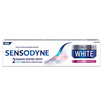 Зубная паста Clinical White Stain Protector 75 мл Sensodyne 
Зубная паста Clinical White Stain Protector 75 мл Sensodyne