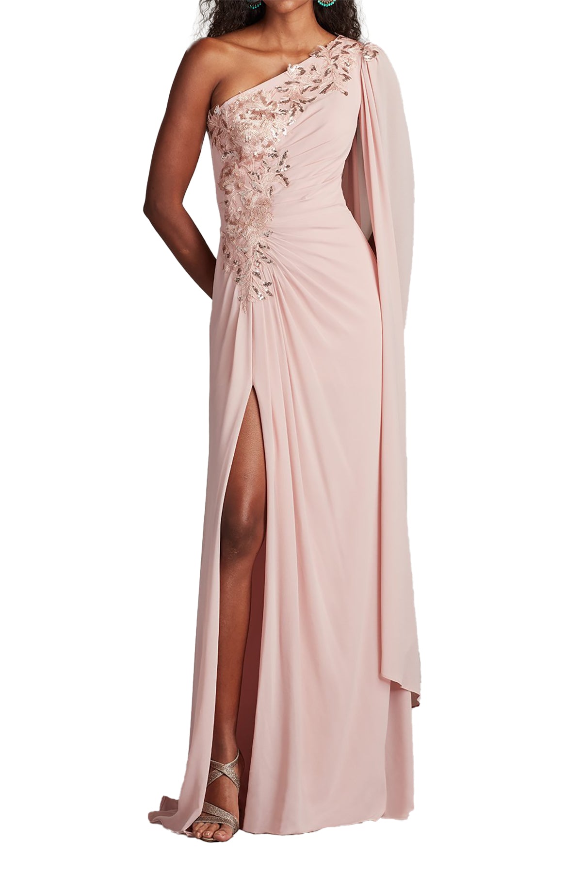 Платье Sonora Cape Sleeve с накидкой Tadashi Shoji, розовый
Платье Sonora Cape Sleeve с накидкой Tadashi Shoji, розовый