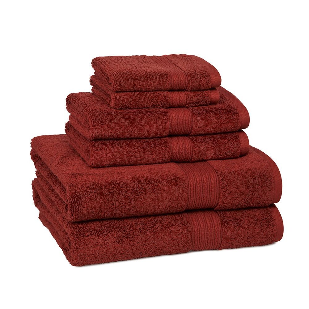 Набор банных полотенец Cassadecor Signature Solid из 6 предметов, цвет Garnet Red
Набор банных полотенец Cassadecor Signature Solid из 6 предметов, цвет Garnet Red