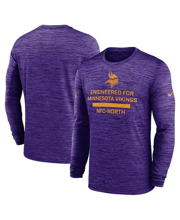 Мужская фиолетовая футболка Minnesota Vikings Sideline Velocity Performance с длинным рукавом Nike
Мужская фиолетовая футболка Minnesota Vikings Sideline Velocity Performance с длинным рукавом Nike
